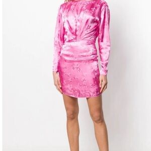 The Attico Vibrant Pink Mini Dress